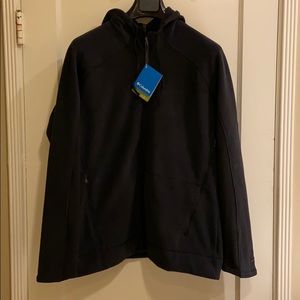 NWT Columbia fleece black hooded jacket size XL